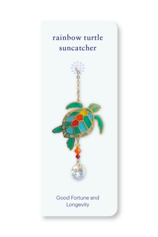 Carded Crystal Dreams Turtle - Marine