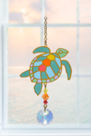 Carded Crystal Dreams Turtle - Marine