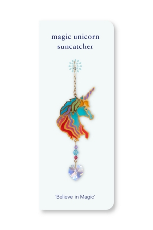 Carded Crystal Dreams Unicorn Head - Rainbow