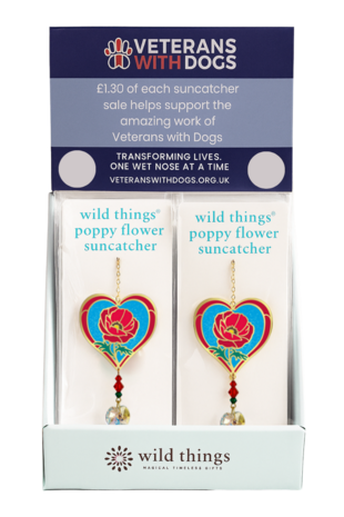 Veterans With Dogs Poppy Suncatcher Starter Pack (12)
