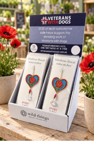 Veterans With Dogs Poppy Suncatcher Starter Pack (12)