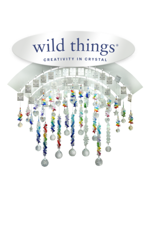 Wall Mounted Display with Lighting