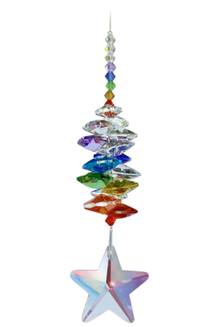 Medium Cascade 28mm Star Rainbow