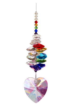 Medium Cascade 28mm Heart Prismatic