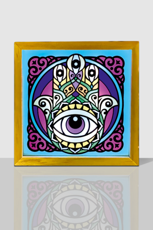 Lightframe Hamsa