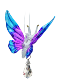 Fantasy Glass Butterfly Purple