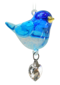 Fantasy Glass Pretty Little Bird - Bluebird