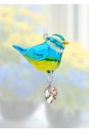 Fantasy Glass Pretty Little Bird - Blue Tit