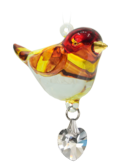 Fantasy Glass Pretty Little Bird - Goldfinch