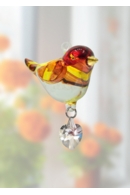 Fantasy Glass Pretty Little Bird - Goldfinch