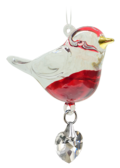 Fantasy Glass Pretty Little Bird - Robin