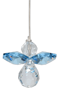 Classic Crystal Guardian Angel Aquamarine