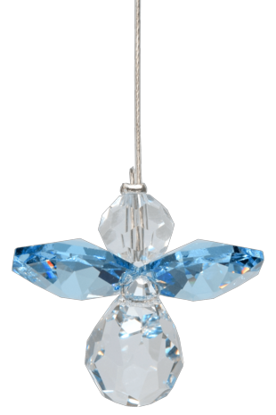 Classic Crystal Guardian Angel Aquamarine