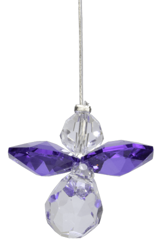 Classic Crystal Guardian Angel Amethyst