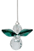 Classic Crystal Guardian Angel Emerald