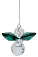 Classic Crystal Guardian Angel Emerald