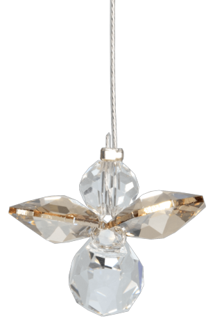 Classic Crystal Guardian Angel Gold