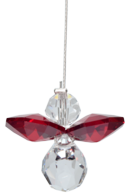 Classic Crystal Guardian Angel Ruby