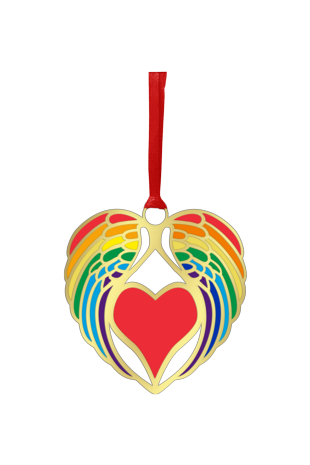 Bookmark Angel Wing Heart