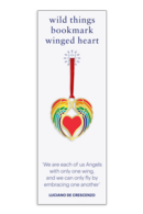 Bookmark Angel Wing Heart