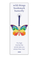 Bookmark Butterfly Rainbow
