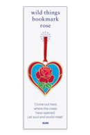 Bookmark Rose with Heart