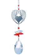 Crystal Fantasy Angel Wing Heart - Red