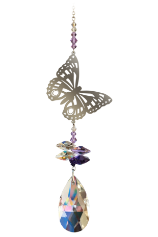 Crystal Fantasy Butterfly - Purple Emperor
