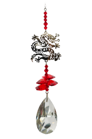 Crystal Fantasy Chinese Dragon - Red