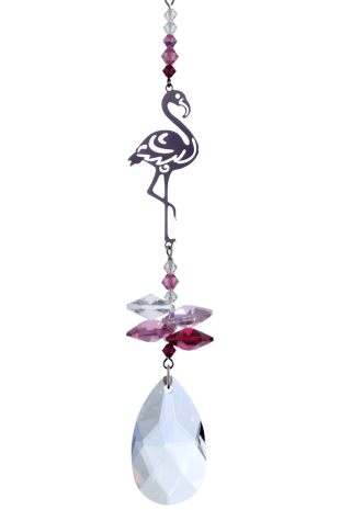 Crystal Fantasy Flamingo - Deep Rose