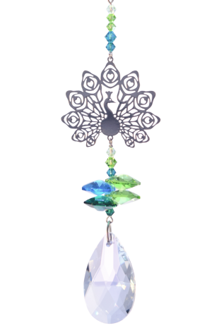 Crystal Fantasy Peacock - Green