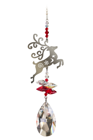 Crystal Fantasies Reindeer - Crystal Red