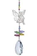 Crystal Fantasy Sitting Fairy - Confetti