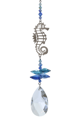 Crystal Fantasy Seahorse - Royal Blue