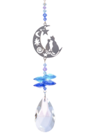 Crystal Fantasy Two Cats - Moonlight