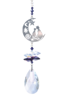 Crystal Fantasy Two Cats - Purple