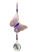 Crystal Dreams Butterfly Purple Emperor