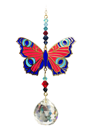 Crystal Dreams Butterfly Peacock
