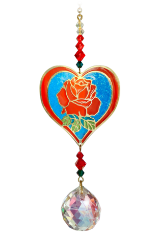 Crystal Dreams Rose with Heart - Rose