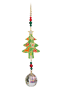 Crystal Dreams Christmas Tree - Red Green