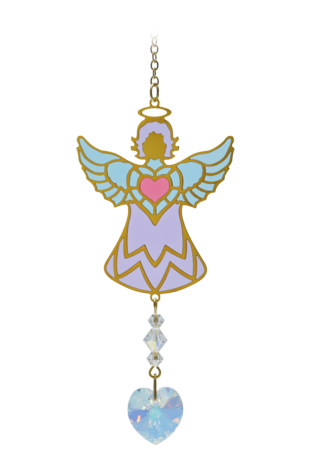 Birthstone Celestial Angel - Aurora Borealis