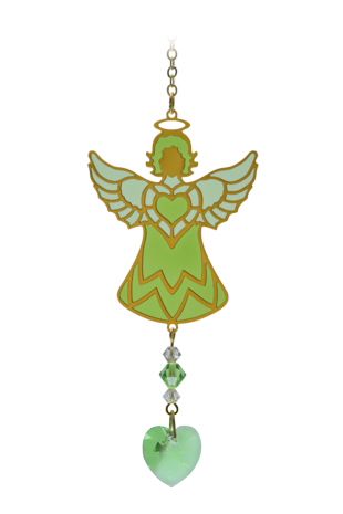 Birthstone Celestial Angel - Peridot