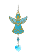 Birthstone Celestial Angel - Blue Zircon