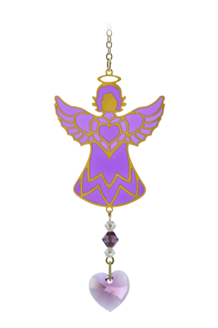 Birthstone Celestial Angel - Amethyst