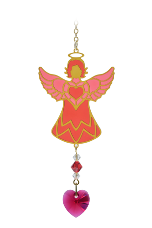 Birthstone Celestial Angel - Ruby