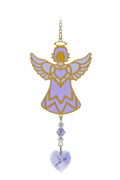 Birthstone Celestial Angel - Light Amethyst