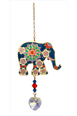 Carded Crystal Dreams Elephant - Indian