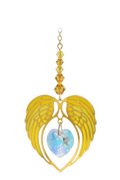 Angel Wing Heart - Topaz