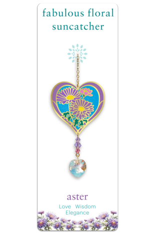 Fabulous Florals Suncatcher Aster