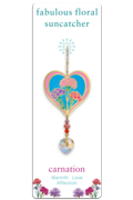 Fabulous Florals Suncatcher Carnation